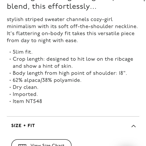 Madewell lightweight alpaca blend luxe off the shoulder stylish striped sweater - Picture 4 of 4